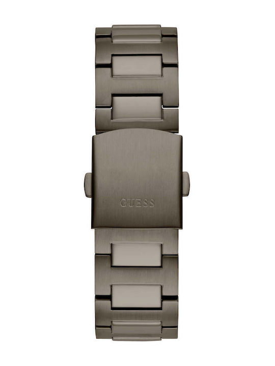 Guess Headline Men's Watch 42mm Battery with Gray Metal Bracelet