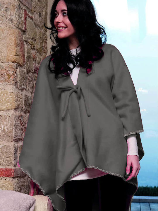 Fleece Damen Jacke in Gray Farbe