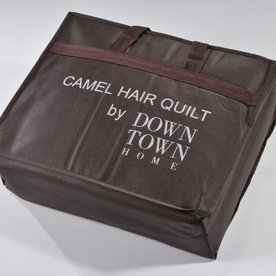 Down Town Home Πάπλωμα Μονό Μάλλινο 170x240εκ. Camel Camel 430 GSM
