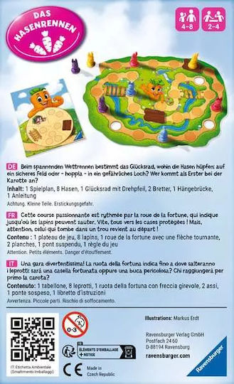 Επιτραπέζιο Παιχνίδι Lotti Karotti New για 2-4 Παίκτες 4+ Ετών Ravensburger