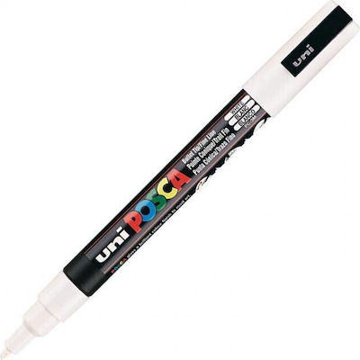 Uni-Ball Posca Permanent Marker 3mm White