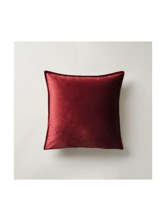 Gofis Home Decorative Pillow Case Winter Burgundy 711A/ 02 43x43cm.