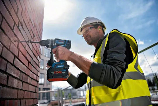 Bosch GSB 18V-150 C Șurubelniță Cu Percuție Mașină De Găurit Cu Baterie Solo 18V