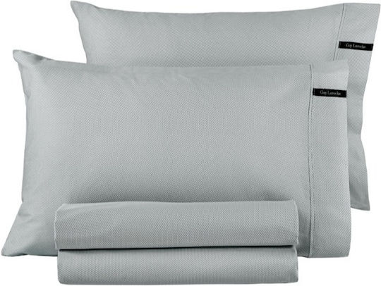 Guy Laroche Minimal Σεντόνι King Size με Λάστιχο 180x200+35εκ. Azul