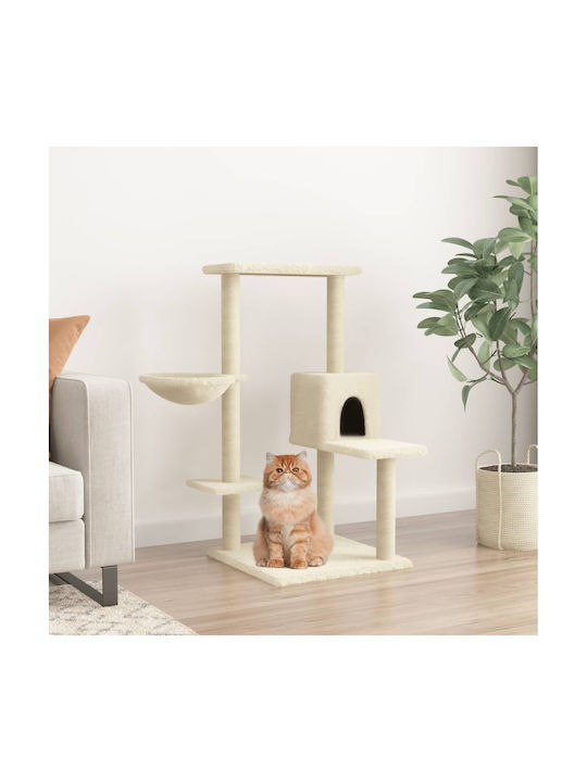 vidaXL Scratching Post Cat Trees Beige 78x59x95cm