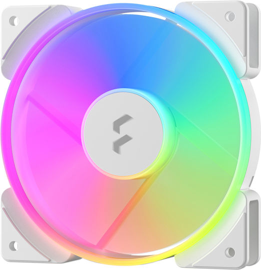 Fractal Design Prisma AL-12 PWM Case Fan 120mm (2000rpm / 85.71cfm) με ARGB Φωτισμό και Σύνδεση 4-Pin Λευκό