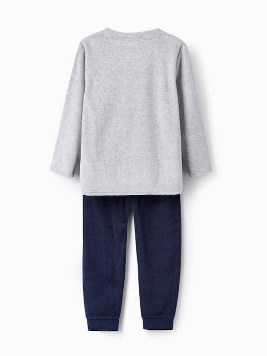 Zippy Kids' Pajamas Winter Velvet Gray