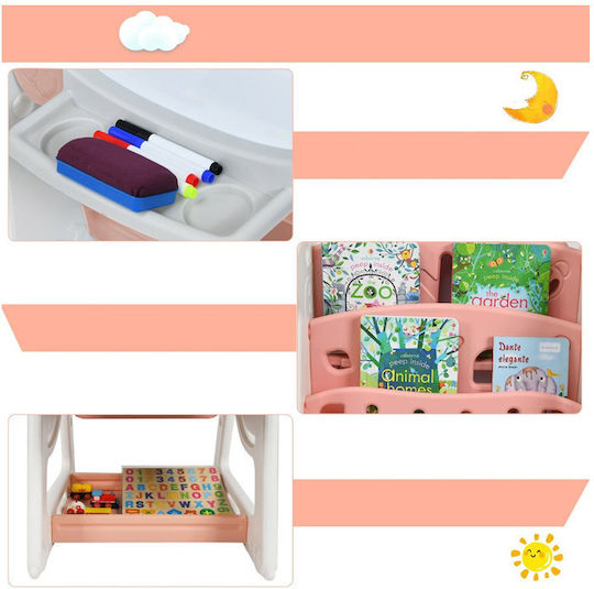 Costway Kids Magnetic Board 100x100x100cm