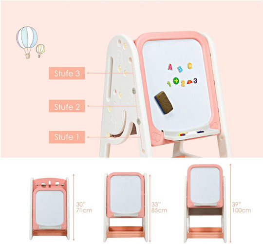 Costway Kids Magnetic Board 100x100x100cm
