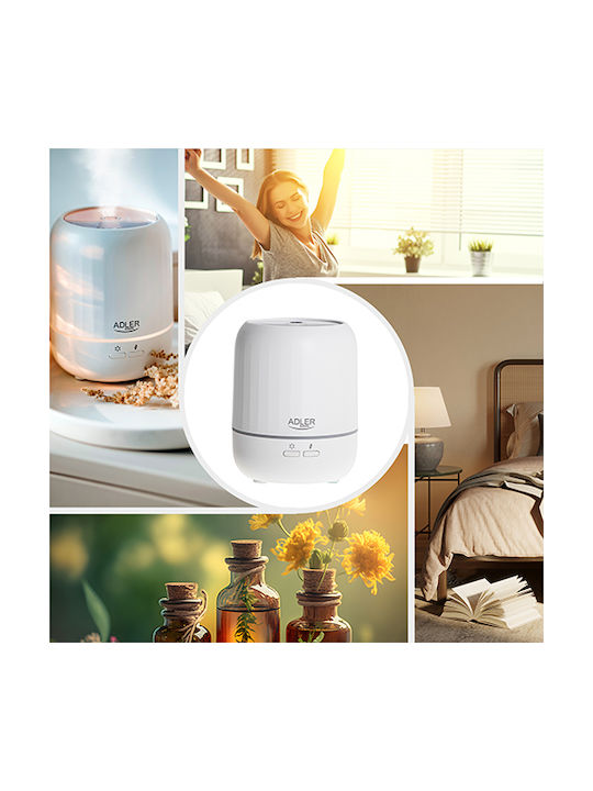 Adler LED Aromatherapie-Diffusor Ultraschall mit Timer Mehrfarbig 100ml AD 7968