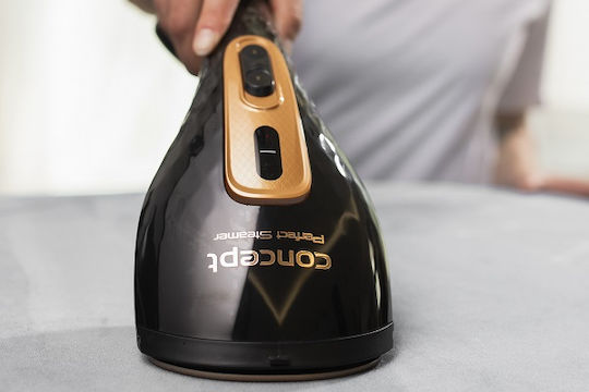 Concept Kleiderdampfer Hand 1300W mit Behälter 150ml Schwarz