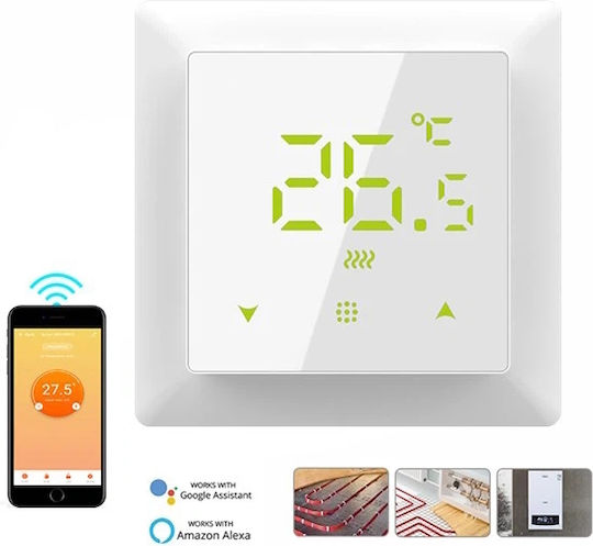 Hysen Smart Digital Thermostat with Touch Screen και Wi-Fi