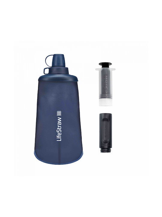 Lifestraw Wasserflasche Kunststoff mit Filter 650ml Blau