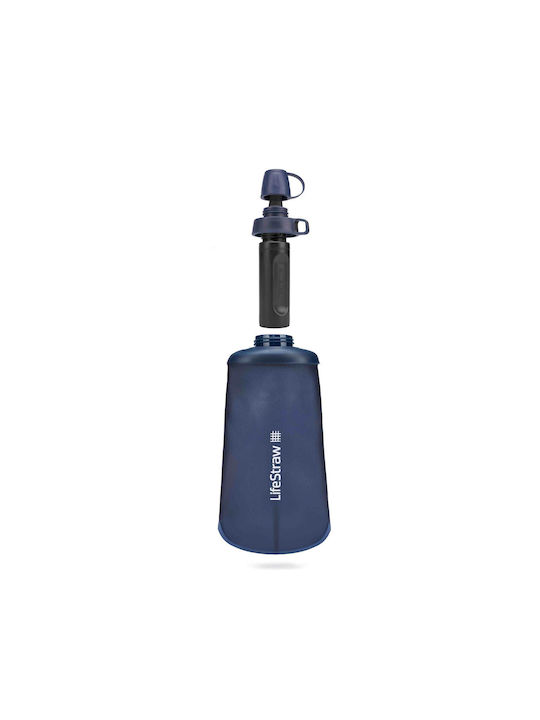 Lifestraw Wasserflasche Kunststoff mit Filter 650ml Blau