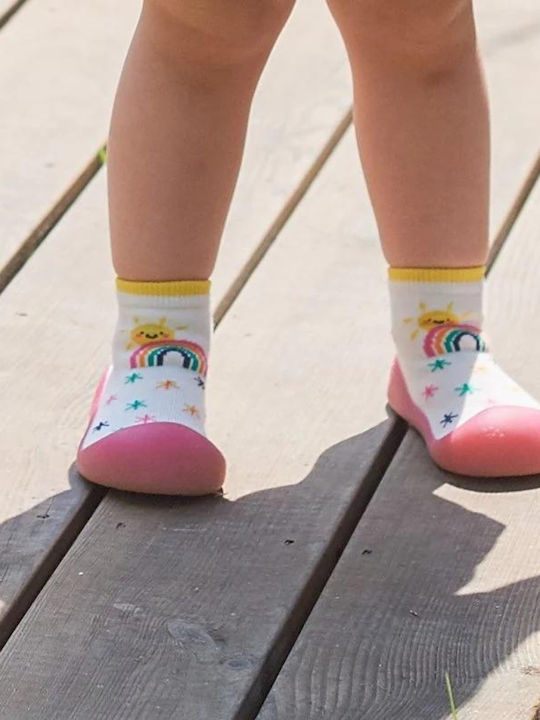 BigToes Lange Kinder Haussocken Bunte