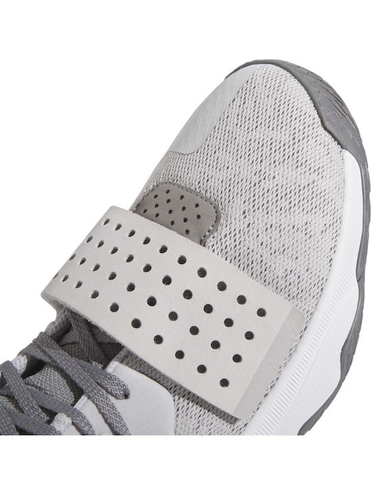 Dame 8 Extply Χαμηλά Μπασκετικά Παπούτσια Light Solid Grey / Gold Metallic / Grey Three