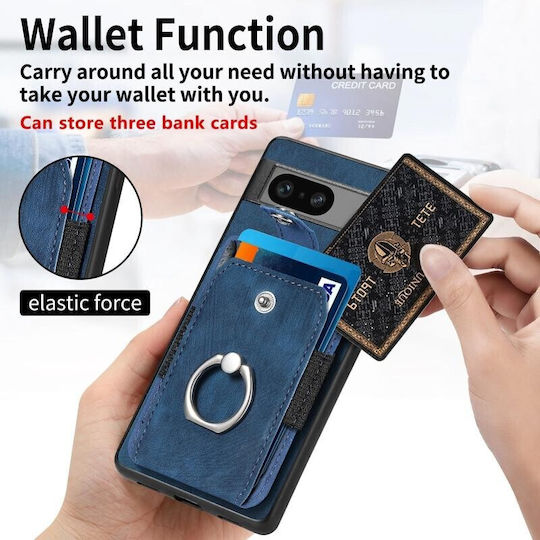 Wallet Πλαστικό Μπλε (Google Pixel 7)