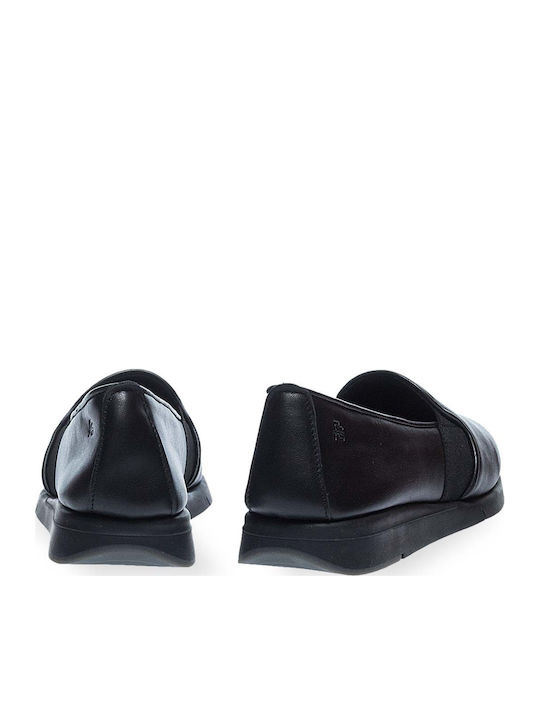 Дамски Slip-On Кожени Черни