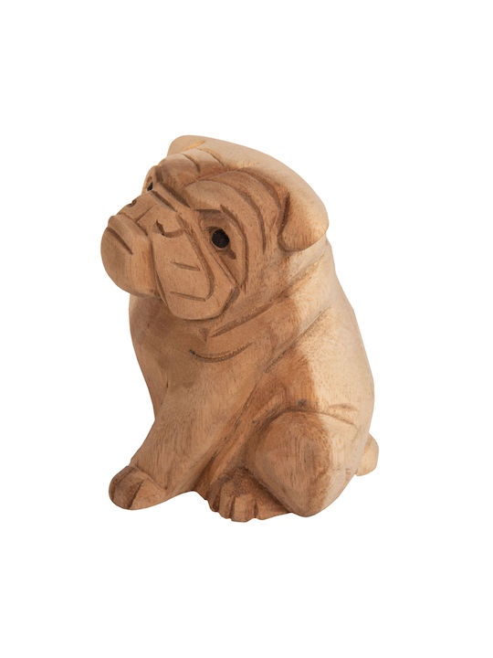 Freebox Dekorativ Hund aus Holz 9x8x12cm 1Stück