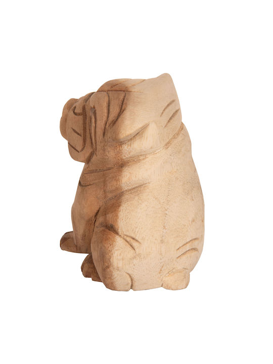 Freebox Dekorativ Hund aus Holz 9x8x12cm 1Stück