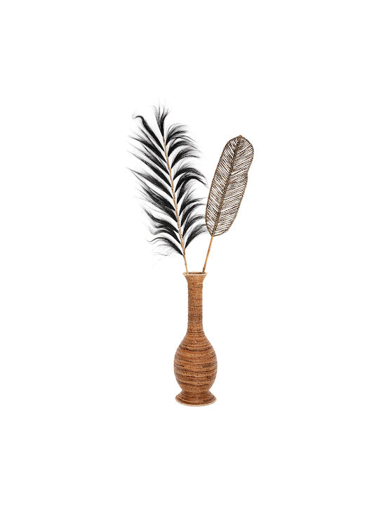 Decorative Feather Bamboo Black 200cm Freebox