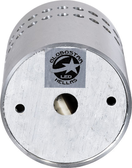 GloboStar Stains Επιτοίχια Εξωτερική Πλαφονιέρα LED IP44 5W με Ψυχρό Λευκό Φως 5.5x5.5εκ.