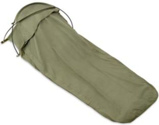 Defcon 5 Bivi Tent & Compression Bag Χειμερινή Σκηνή Camping Ορειβασίας Χακί για 1 Άτομο Αδιάβροχη 5000mm 230x50x80εκ.