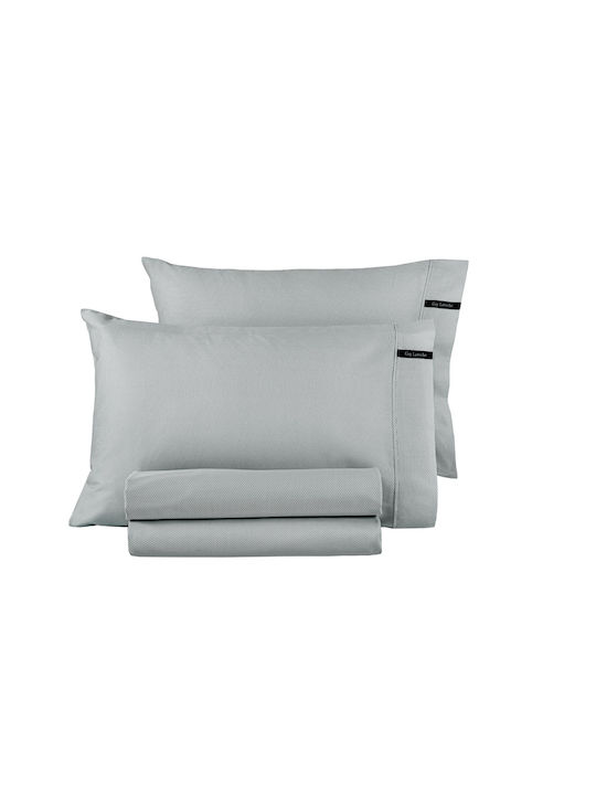 Guy Laroche Duvet Cover Cotton Satin Queen 225x245 Minimal Azul