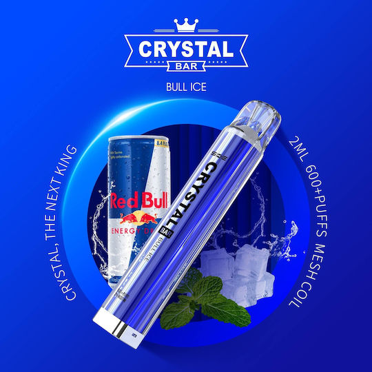 SKE Crystal Einweg E-Zigarette 600 Züge Bull Ice 2ml 20mg