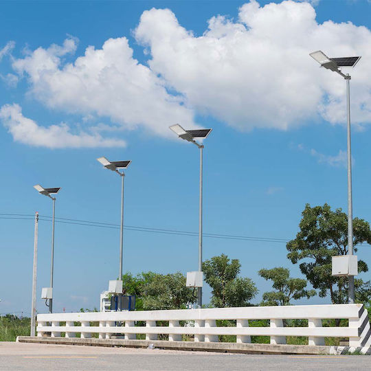 V-TAC Street Solar Light 70W 3500lm Natural White 4000K with Remote Control IP65 20cmx53cmcm