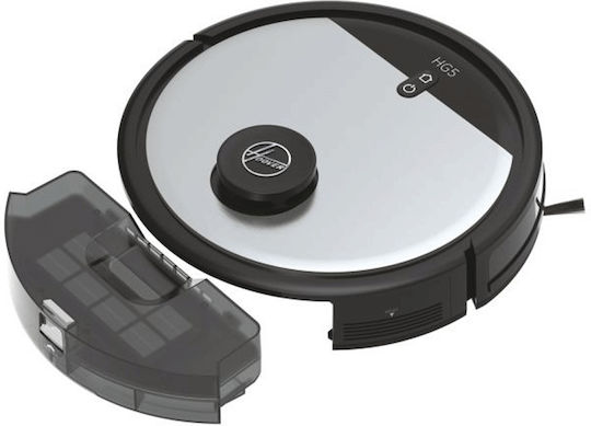 Hoover HG5 Прахосмукачка Робот с Картографиране Лазер и Всмукателна Мощност 2300Pa Блестящ Сив