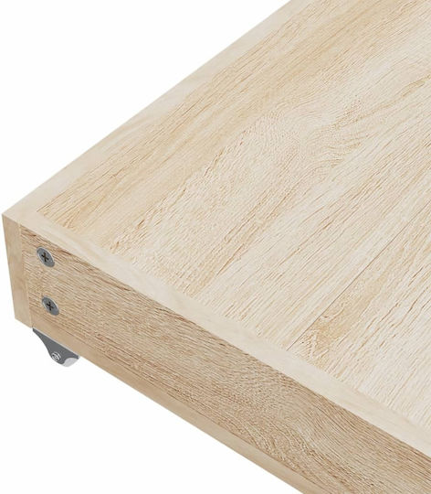 vidaXL Чекмедже за легло Дърво в Розов Цвят 67x50x16см 2бр
