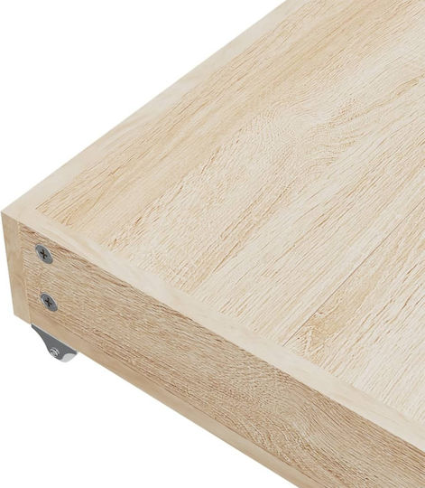 vidaXL Bed Drawer made of Wood in Gray Color 67x50x16cm 2pcs