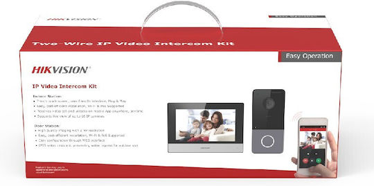 Hikvision Ασύρματο Σετ Θυροτηλεόρασης Wi-Fi