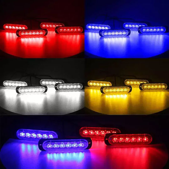 Truck Volume Light Red 4pcs 000.230.12024