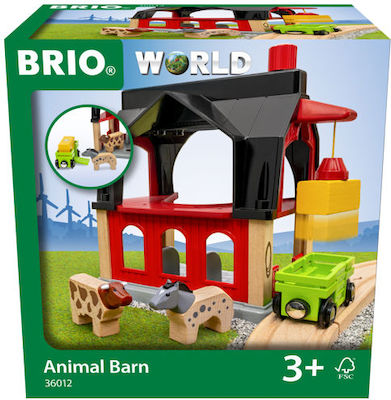 Brio Toys Miniature Toy Animal Barn for 3+ Years