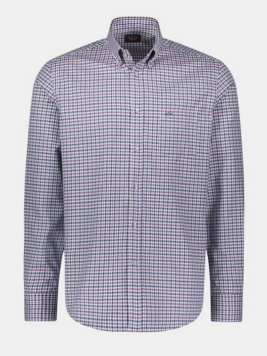 Paul & Shark Men's Shirt Long Sleeve Cotton Multicolour