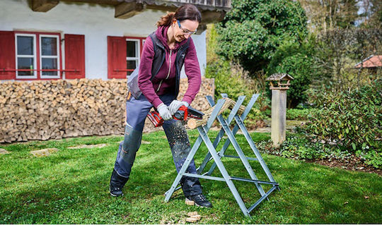 Einhell GE-PS 18 15 Li Pruning Battery Chainsaw Solo Brushless 18V 1.11kg with Blade 12.5cm