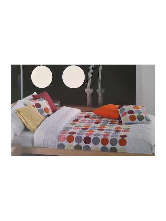 Manterol Casa Versus 660 Coverlet Queen Size from Cotton & Polyester 12.Ekru 235x270cm