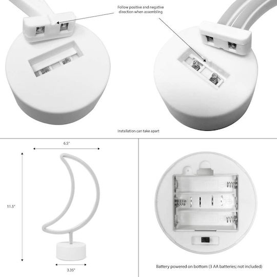 Dekorative Lampe Abbildung Weiß