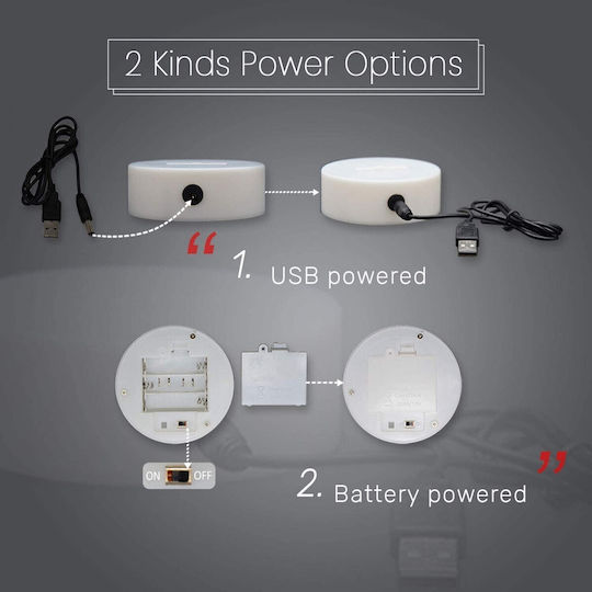 Dekorative Lampe Abbildung Weiß