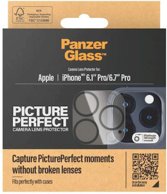 PanzerGlass PicturePerfect Camera Protection Tempered Glass for the iPhone 15 Pro / 15 Pro Max