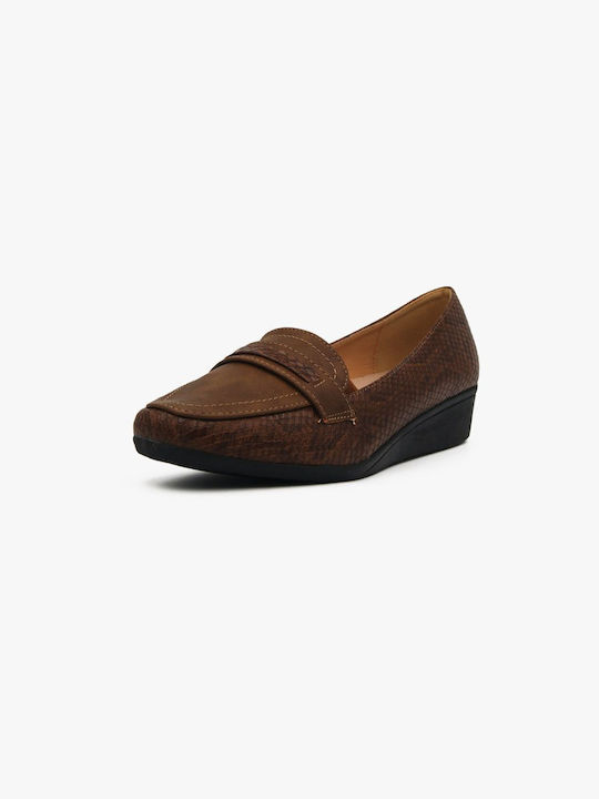 Joya Women's Moccasins in Brown Color