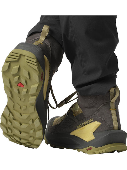 Salomon Elixir Men's Hiking Boots Waterproof with Gore-Tex Membrane Black