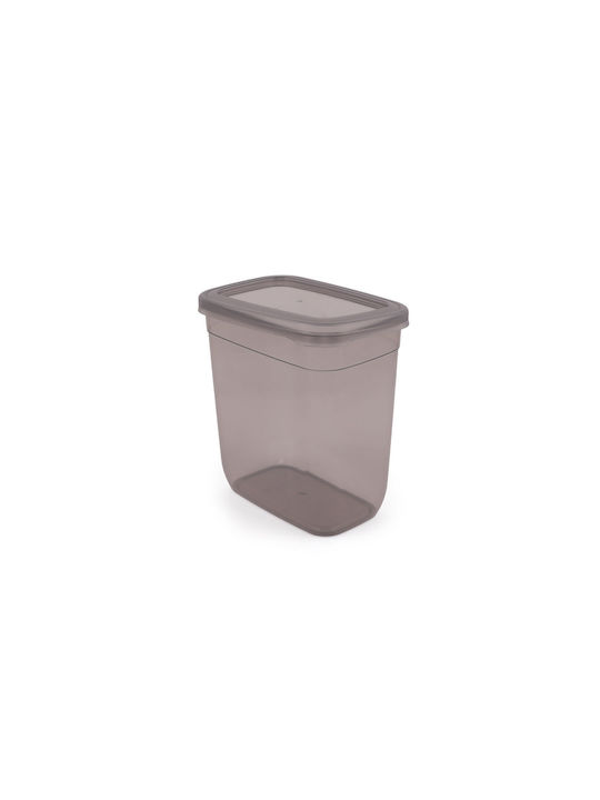 Hermia Set 12 Stück Lebensmittelgläser Allgemeine Verwendung mit Kunststoffdeckel Graue 2000ml