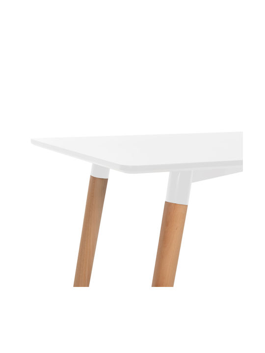 Minimal Table Kitchen Wooden White 104x47x74cm