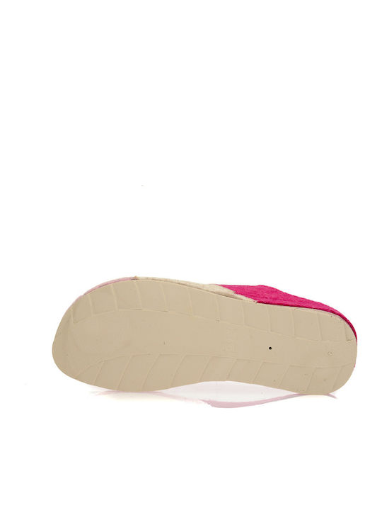 Anatomical Woolen Women's Slippers Fuchsia