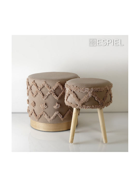Stool For Living Room Wooden Coffee 32x32x41cm