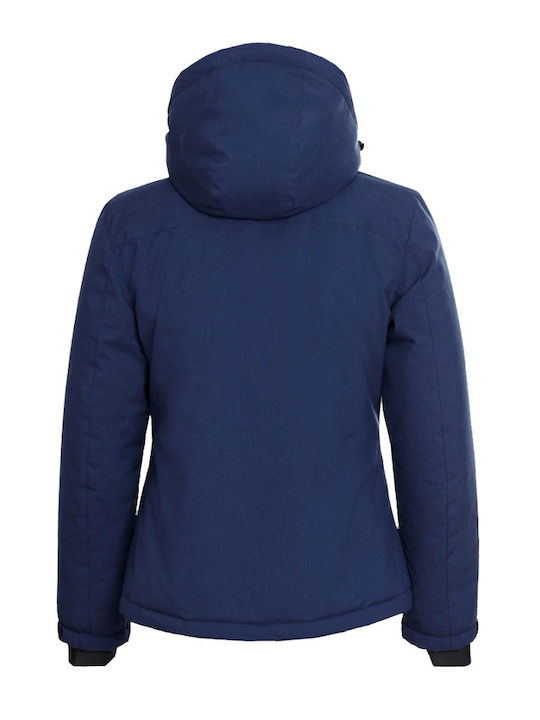 Stenso Montana Work Jacket Cold with Detachable Hood Navy Blue