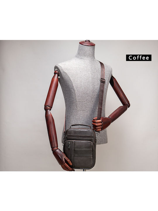 Leather Men's Bag Shoulder / Crossbody Brown